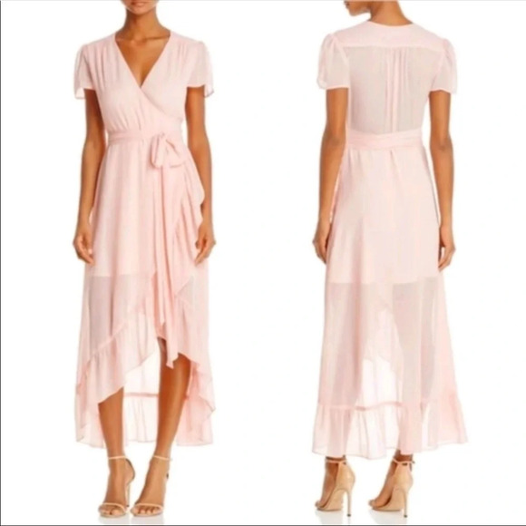 WAYF size xsmall baby pink maxi dress; new with tags - Picture 1 of 8